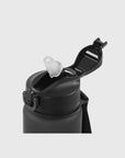 Straw Bottle Black