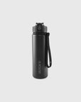 Straw Bottle Black Thermo