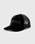 Logo trucker cap black velvet