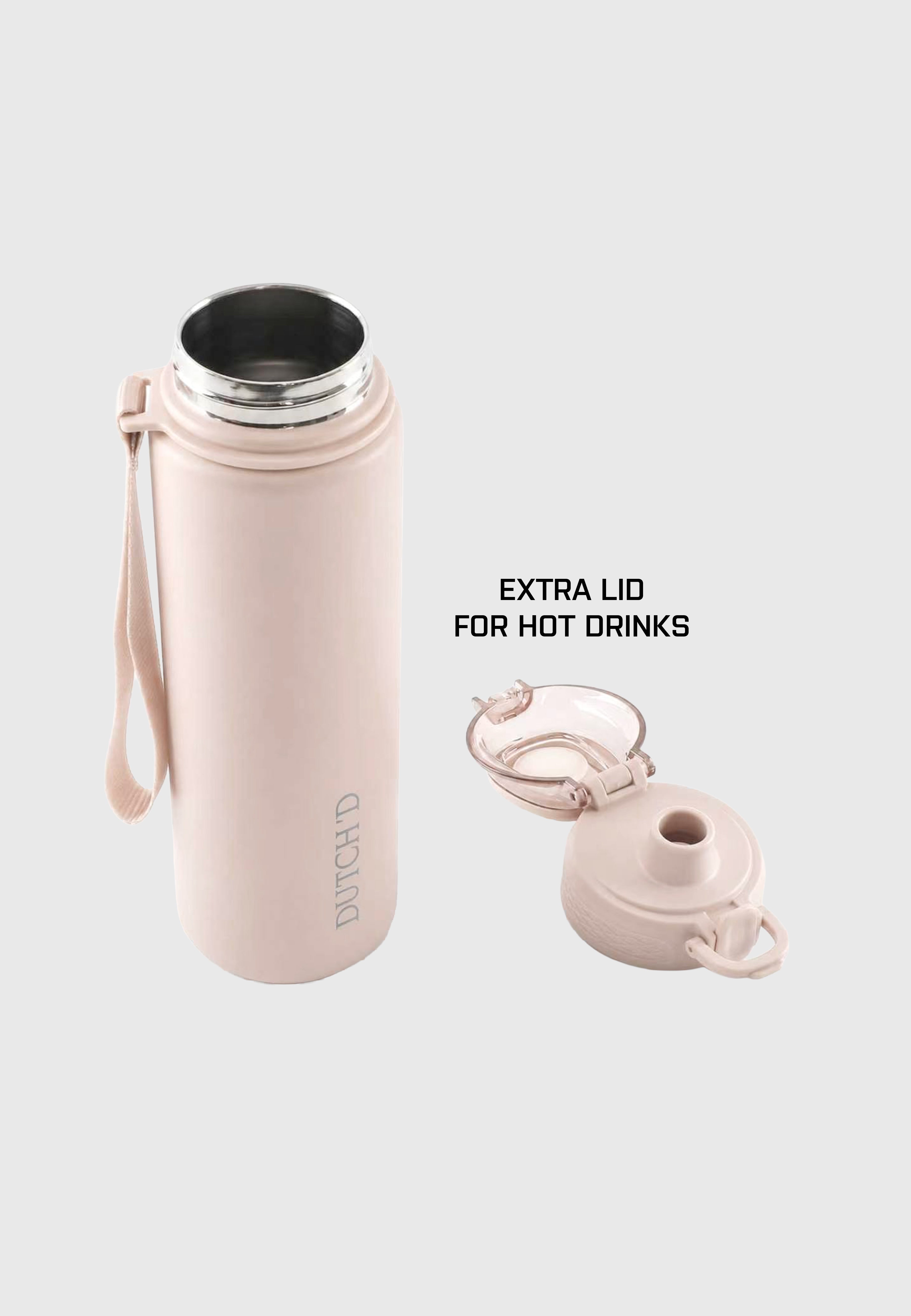 Straw Bottle Navy Thermo