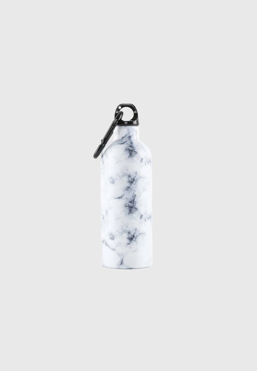Stainless Steel Insulated White Marble Water Bottle 500ML