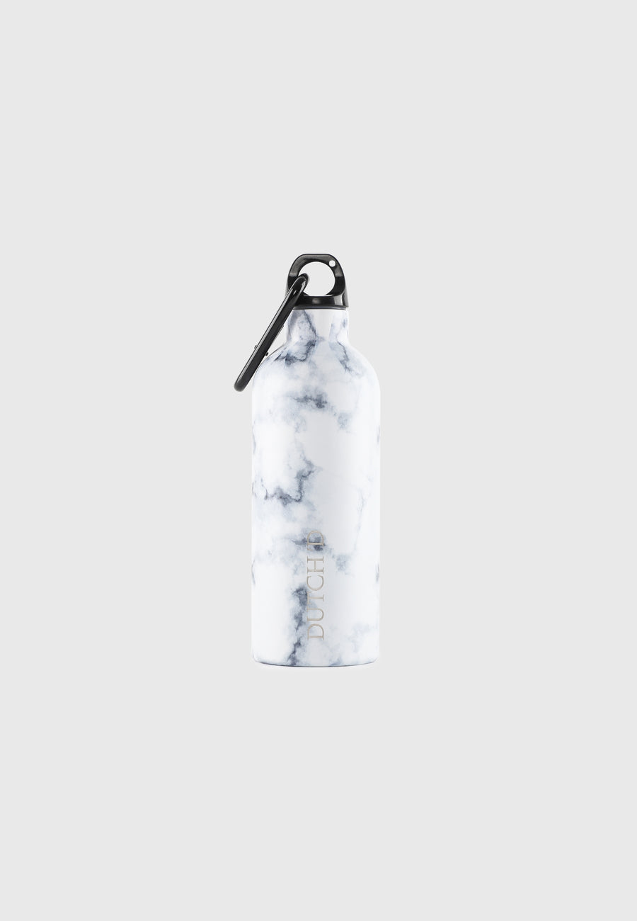Stainless Steel Insulated White Marble Water Bottle 500ML