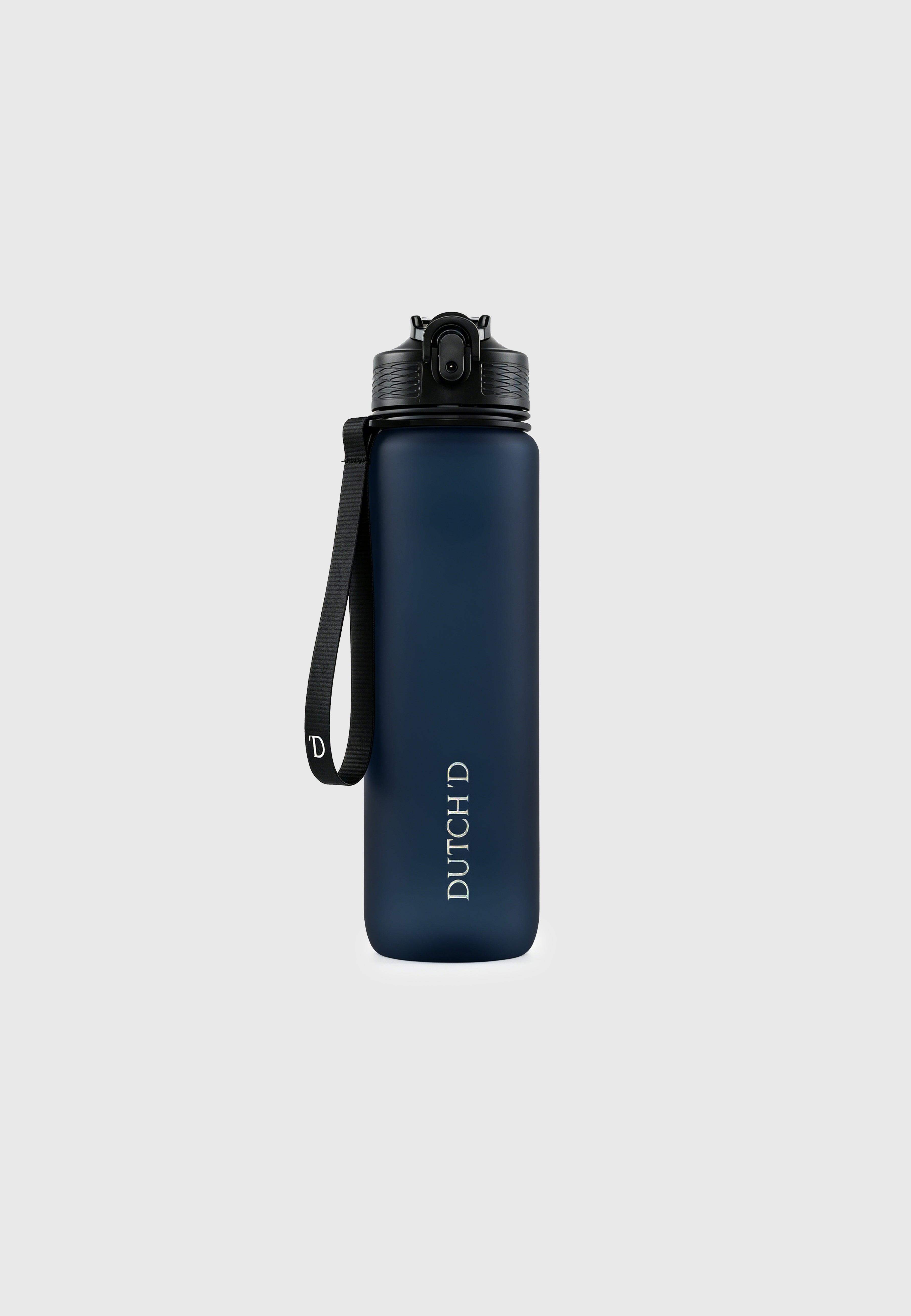 Straw Bottle Navy Blue