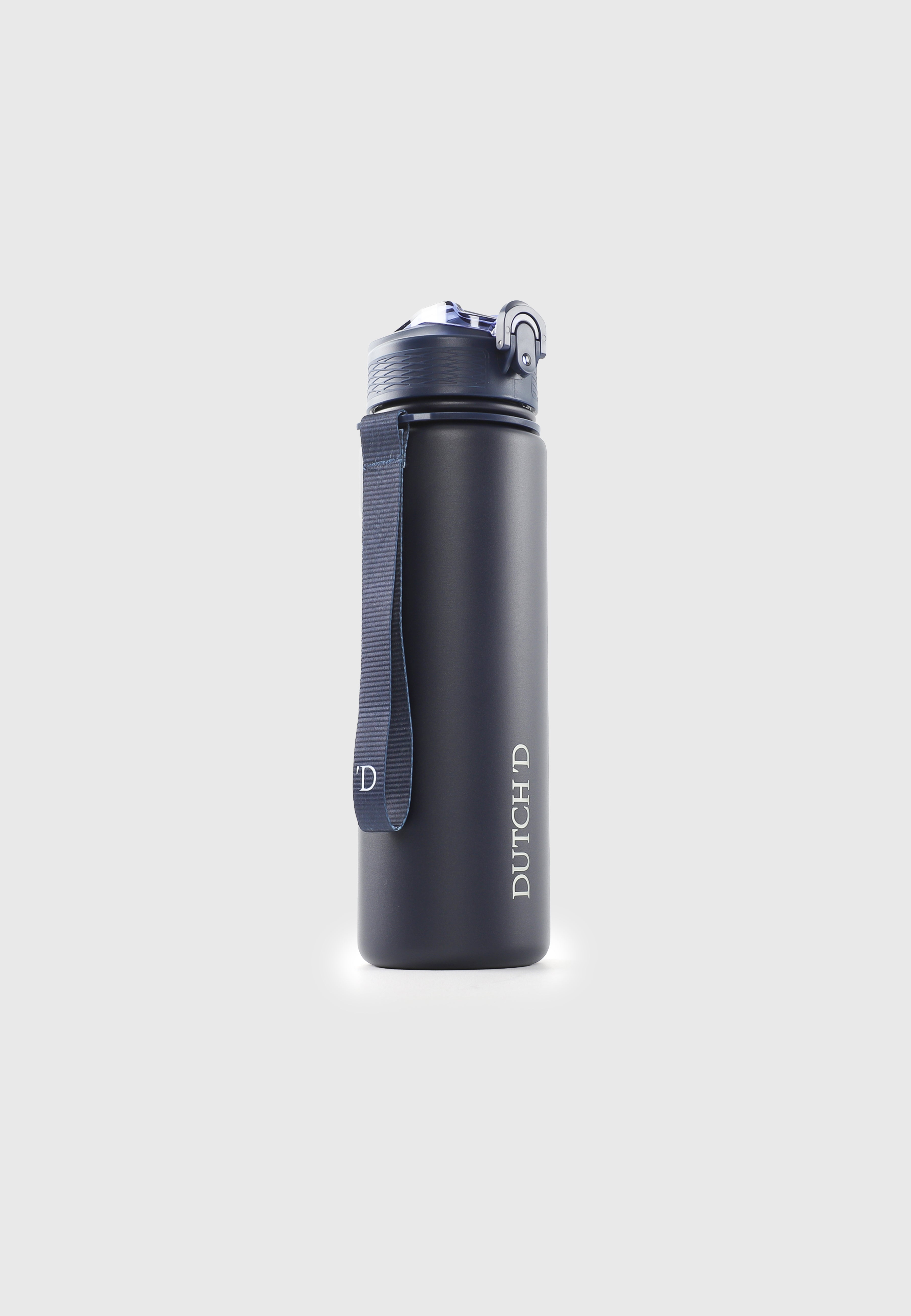 Straw Bottle Navy Thermo