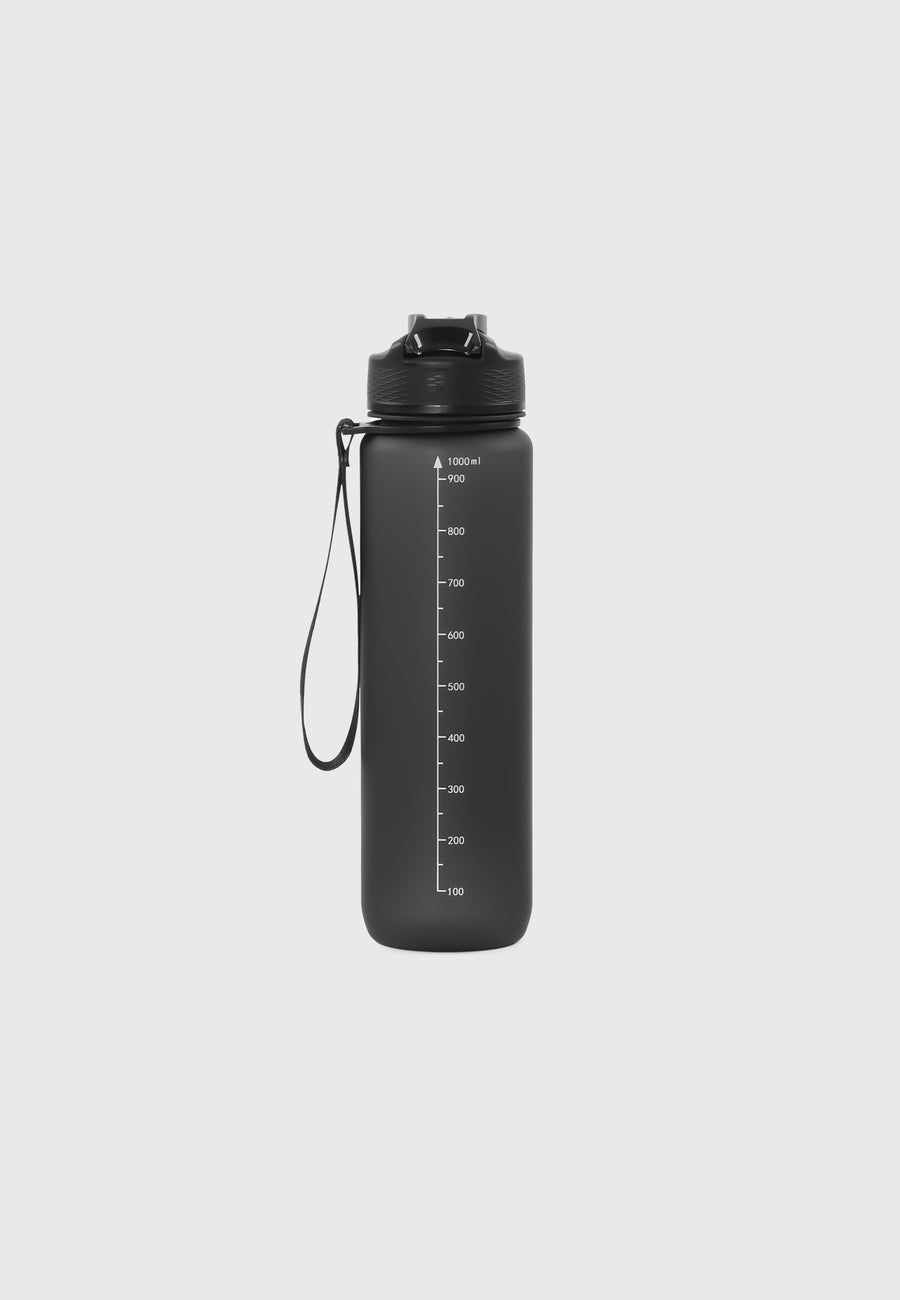 Straw Bottle Black