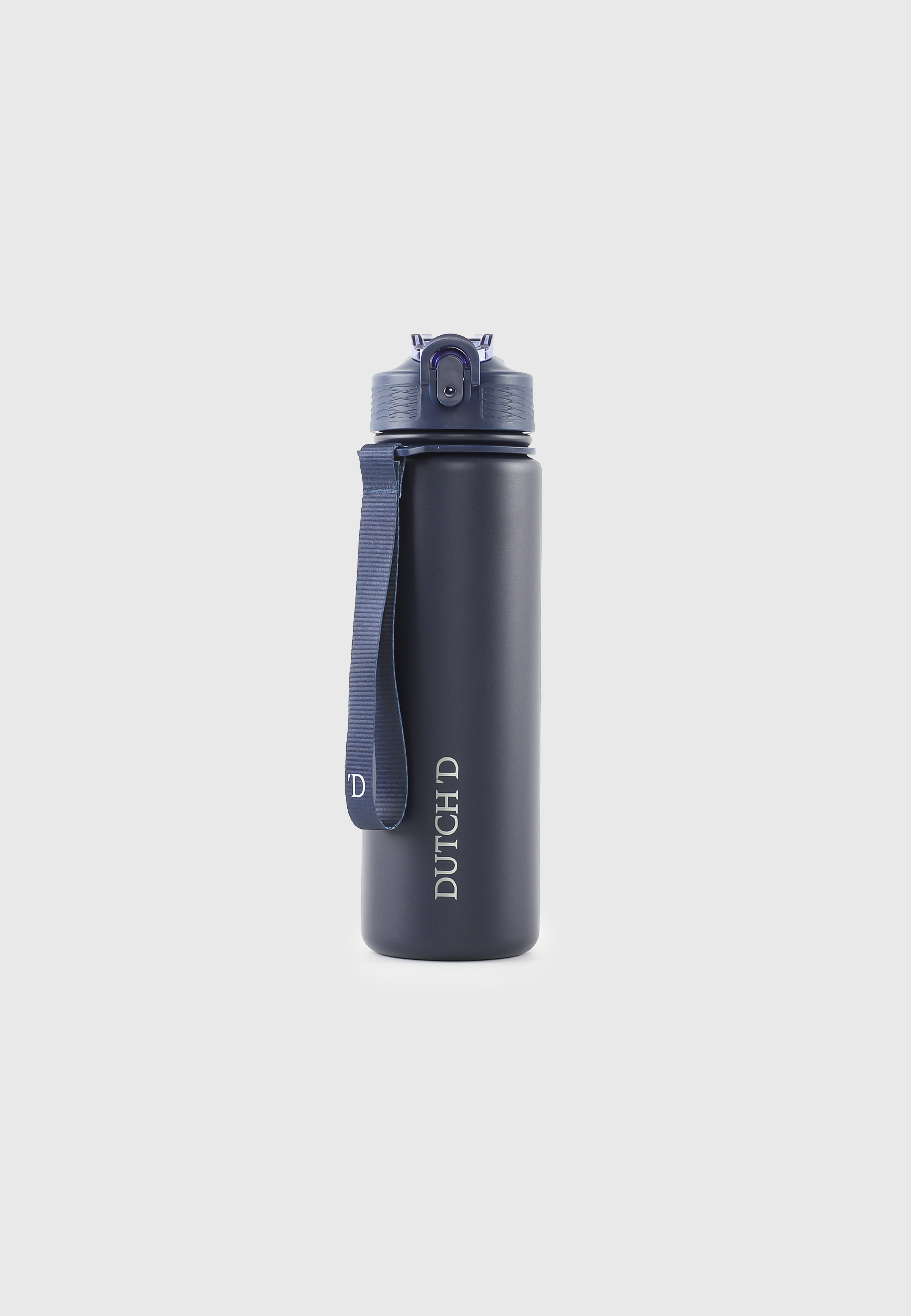 Straw Bottle Navy Thermo