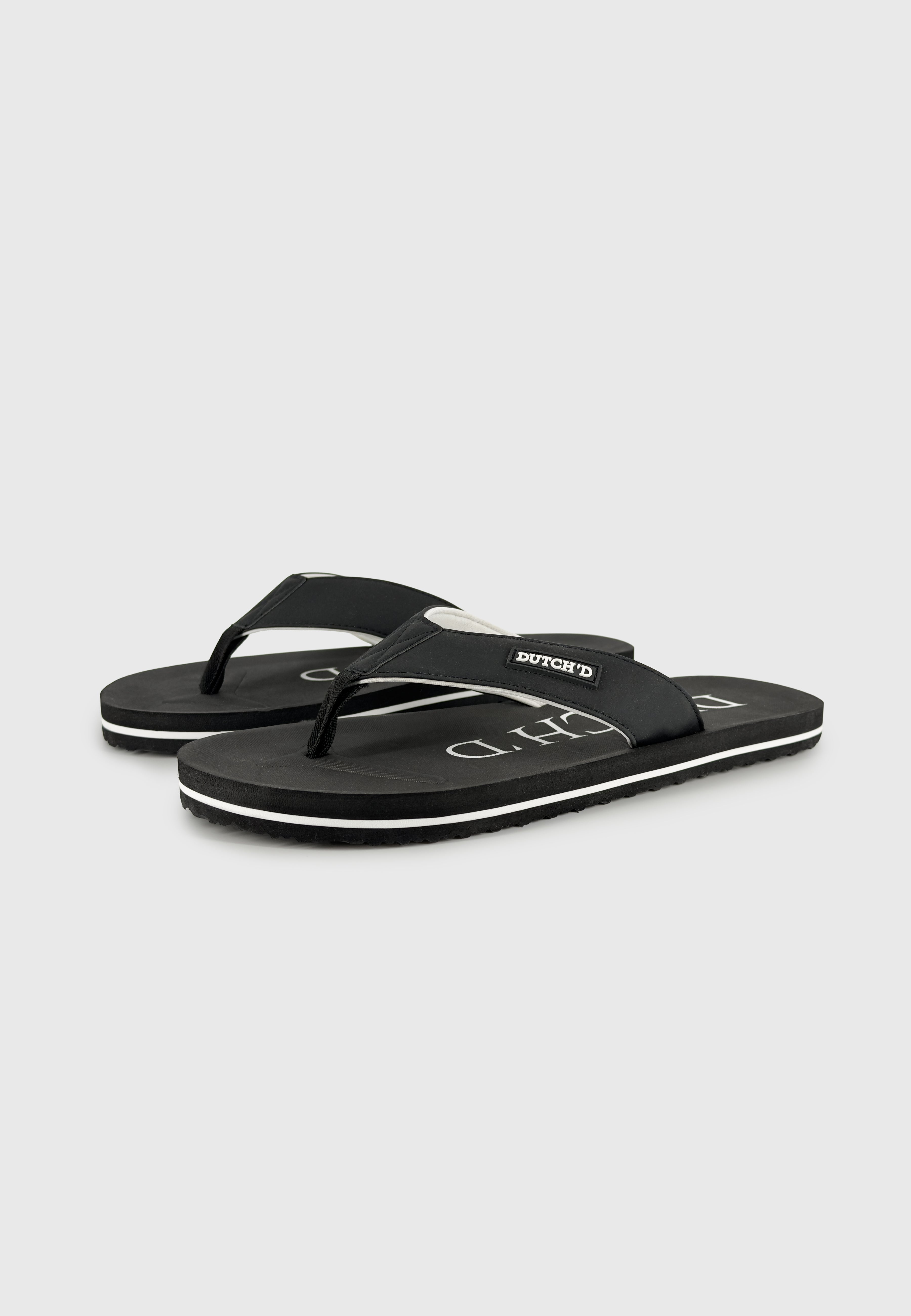 Dutch'D Flip-Flops Black