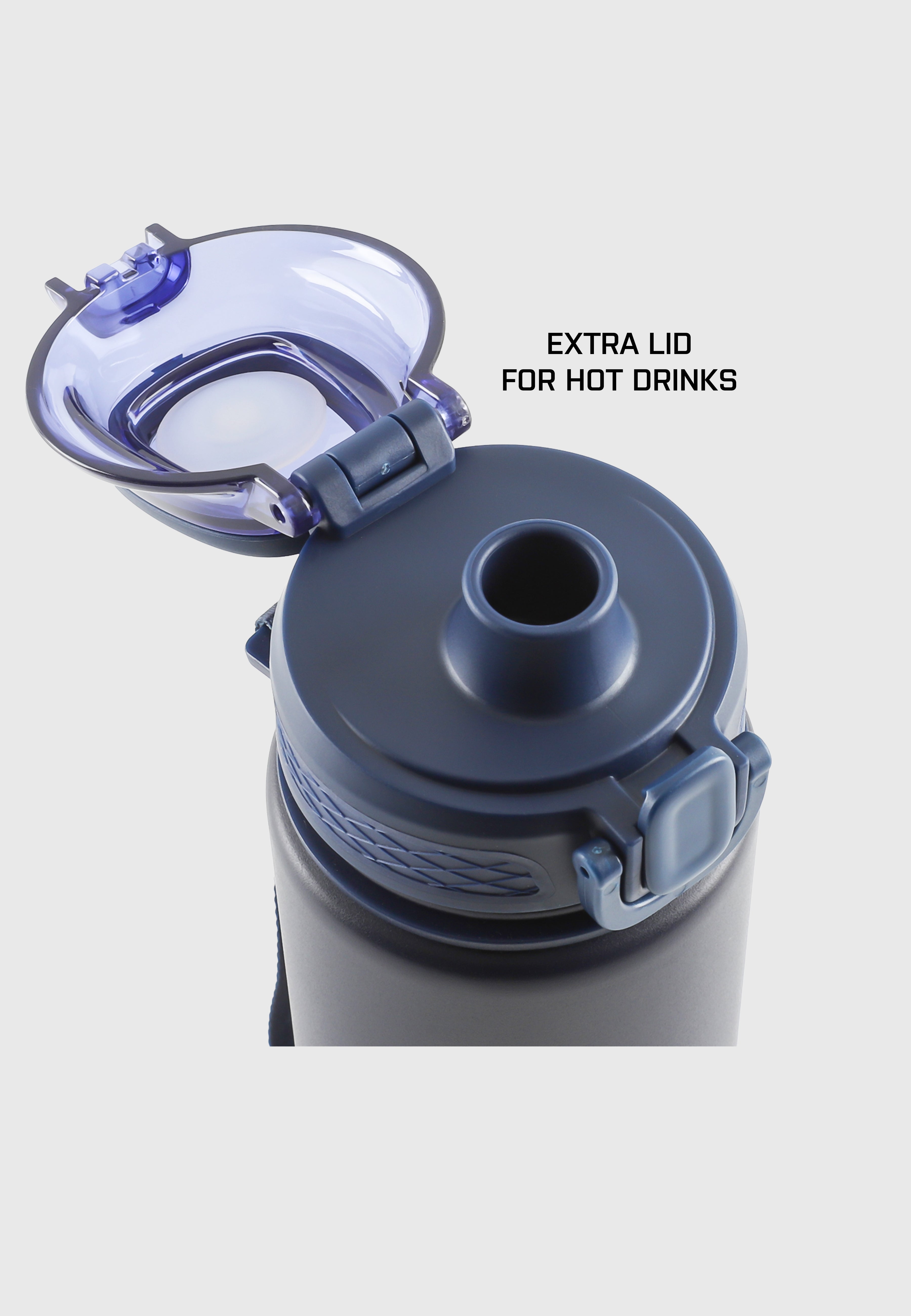 Straw Bottle Navy Thermo
