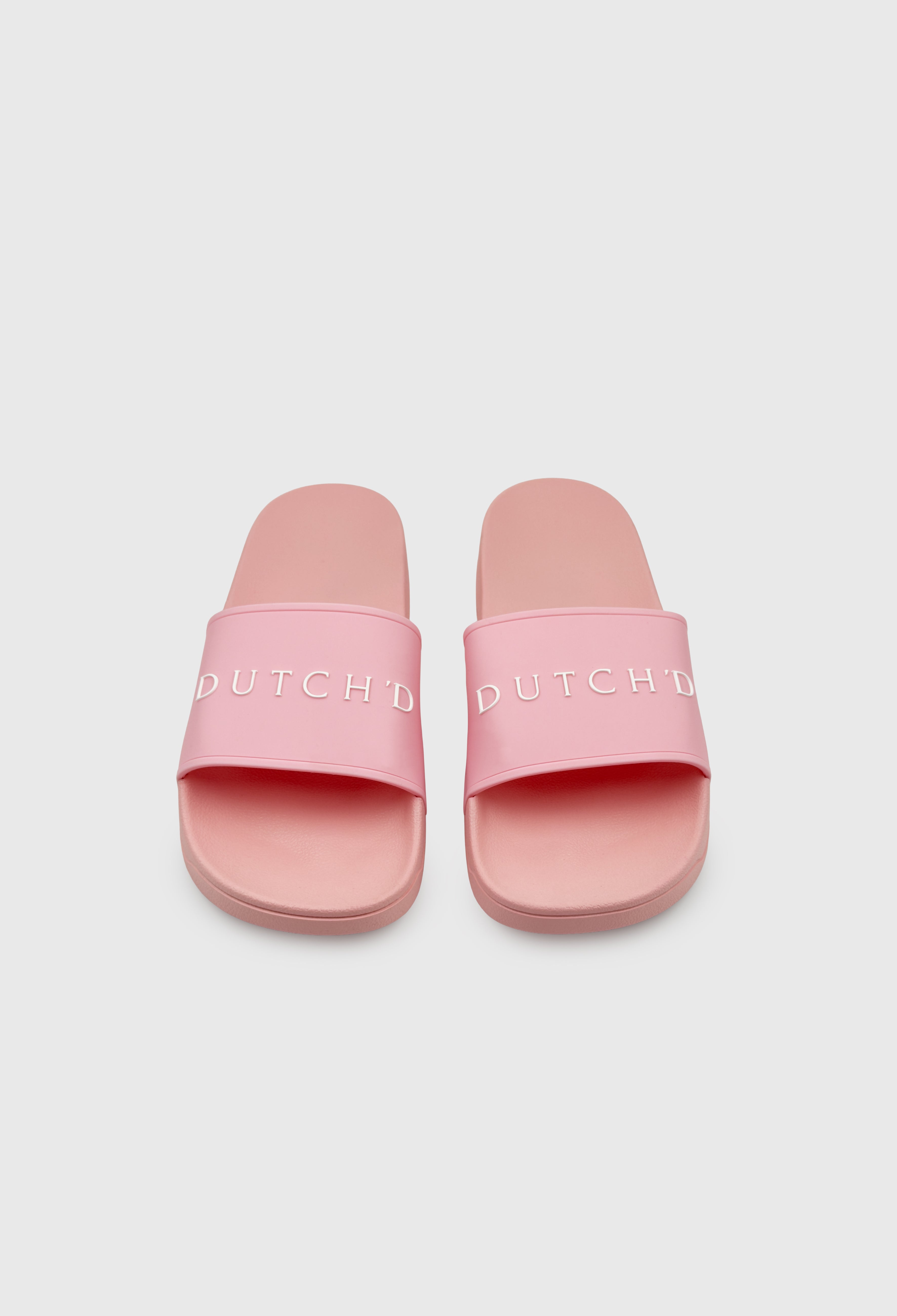 Dutch'D Logo Slides Pink White